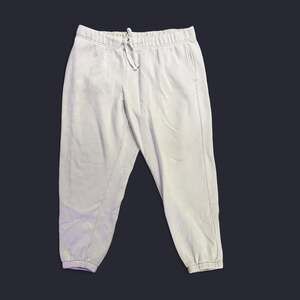 Ninth Hall Baggy Sweatpants, Distressed Y2K Relaxed Fit - Off-White